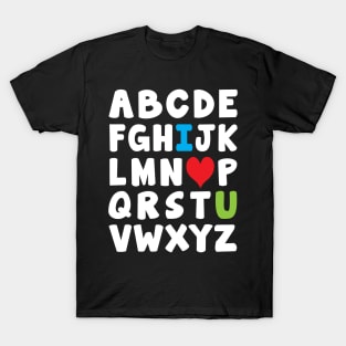 The alphabet T-Shirt